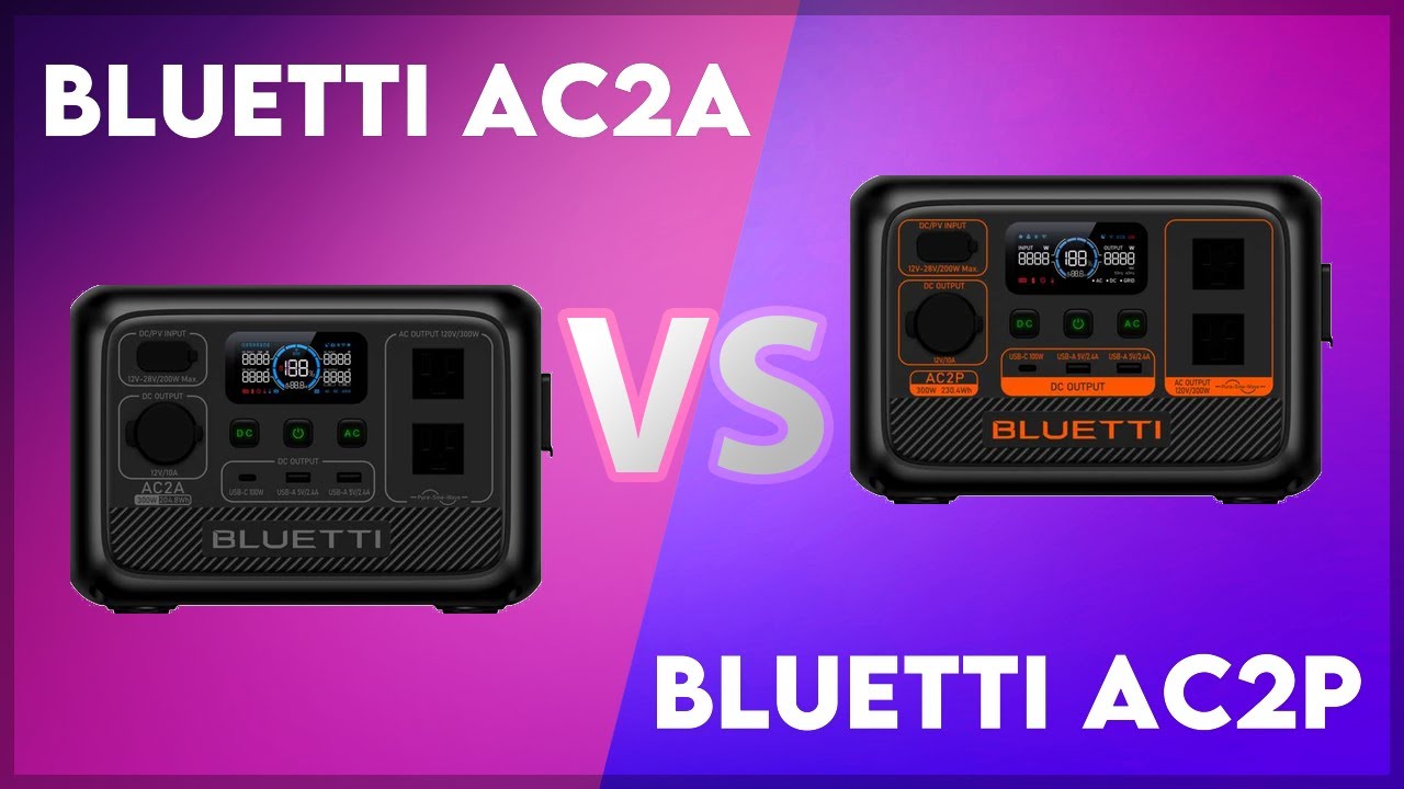 Bluetti AC2A vs Bluetti AC2P Technical Comparison