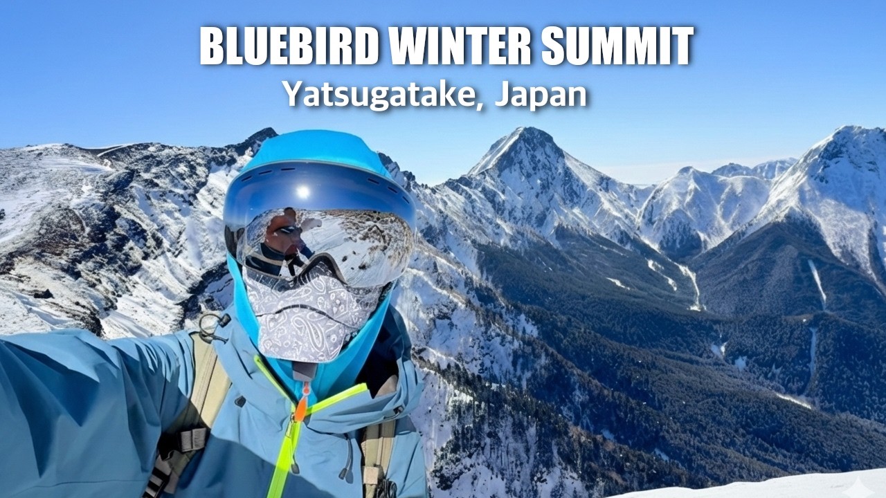 Snow Hike in Japan | Mount Iōdake (Yatsugatake) Winter Trail