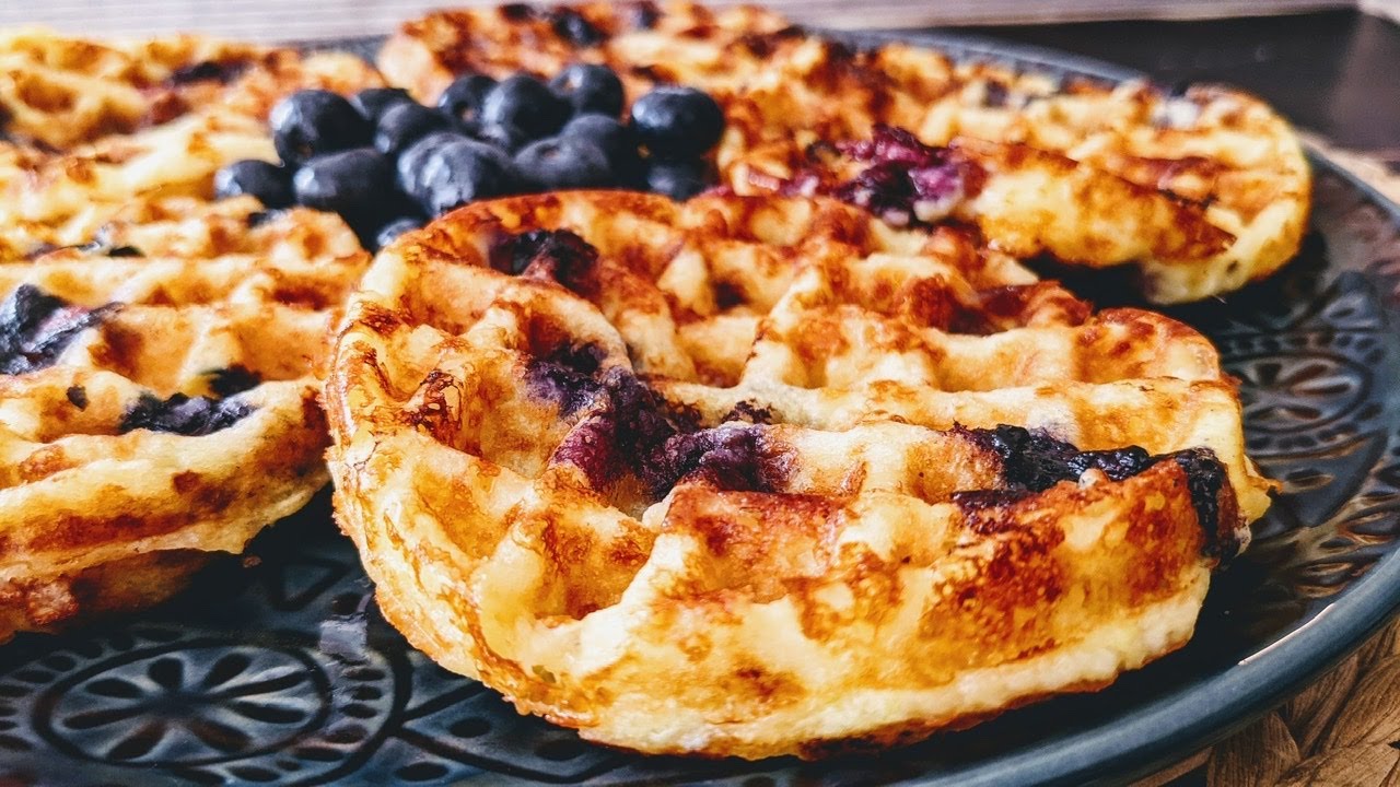 Keto: Blueberry Waffles
