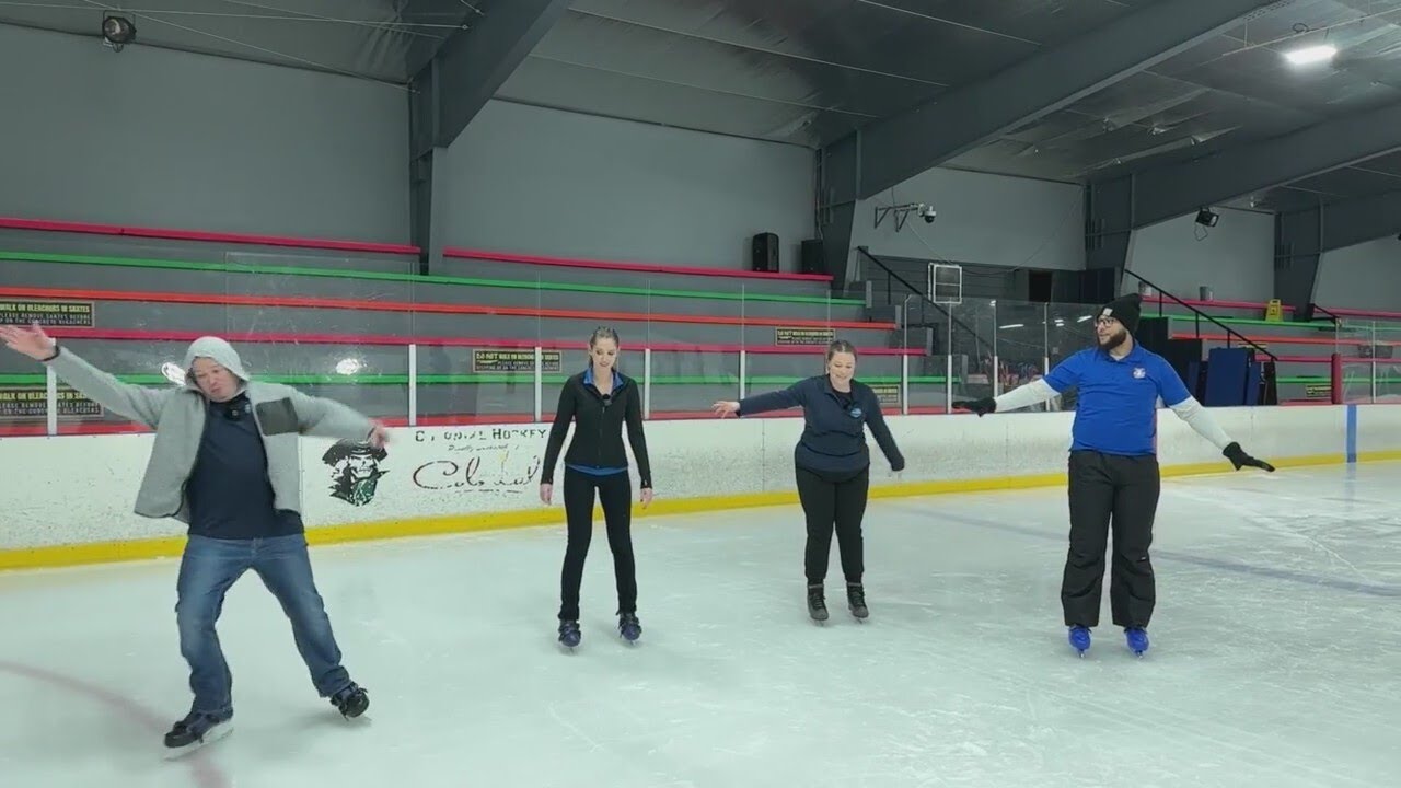 AR Games: KARK 4 Today morning team takes a stab at ice skating