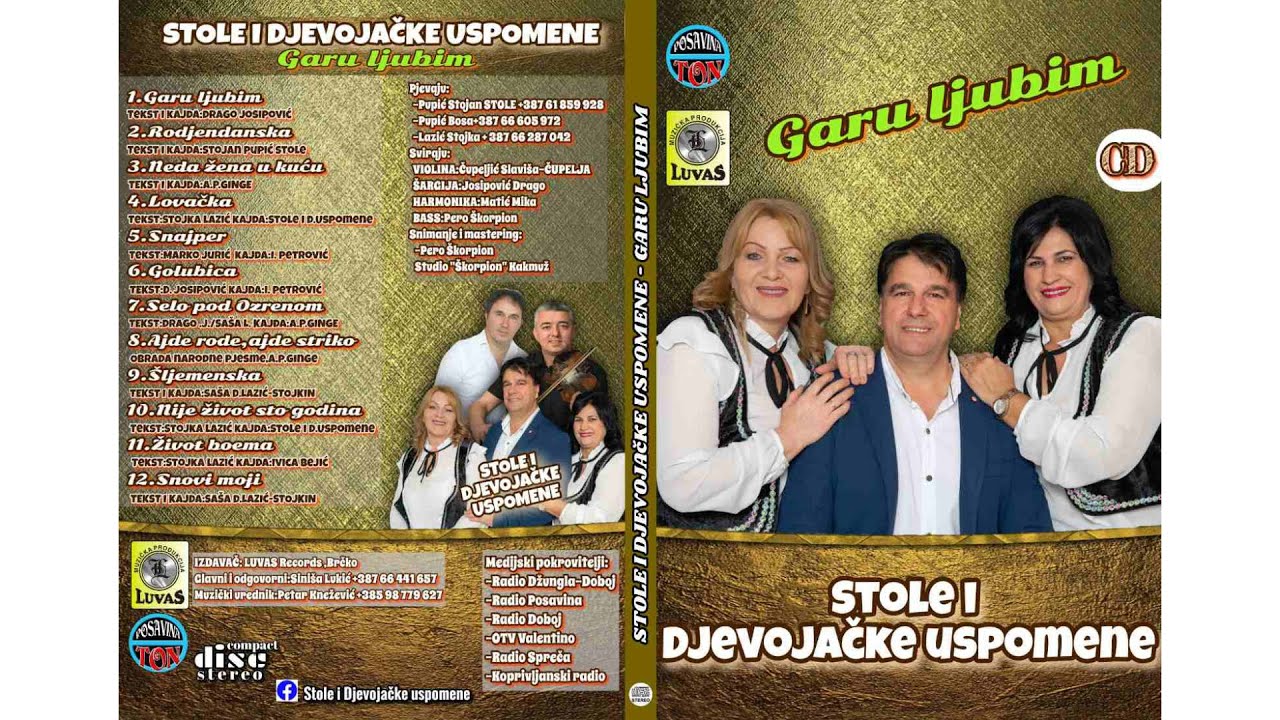 Stole i Djevojacke Uspomene - Garu Ljubim ALBUM kompletan 2021(Official Music Video)