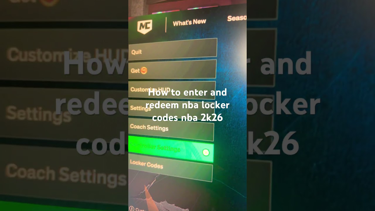 How to enter and redeem nba locker codes nba 2k26