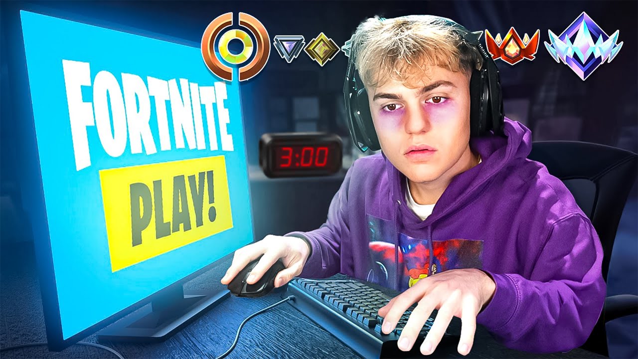 Devasto in RANKED alle 3 di NOTTE per ARRIVARE Unreal nella NUOVA STAGIONE di Fortnite!