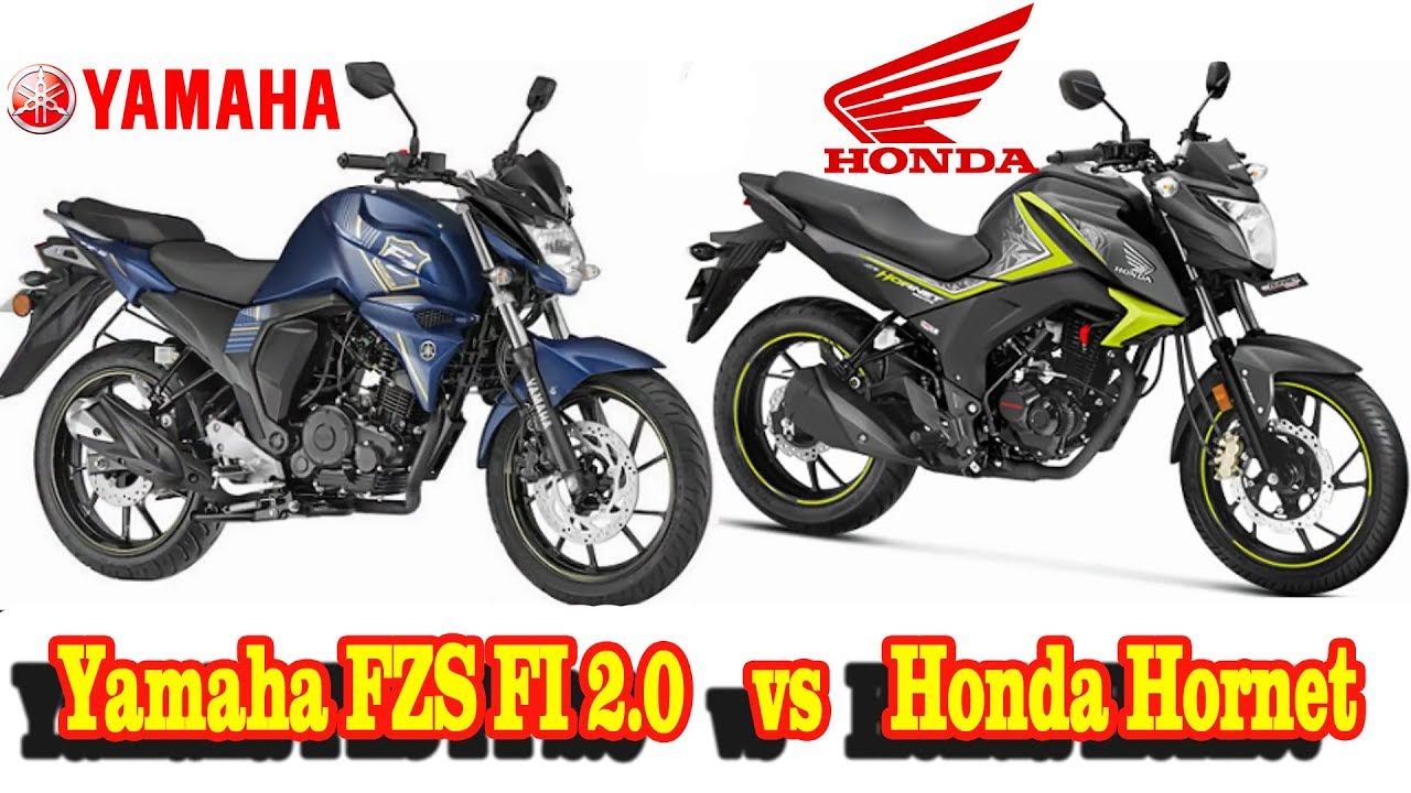 Honda Hornet 160R  Vs Yamaha FZS FI 2.0