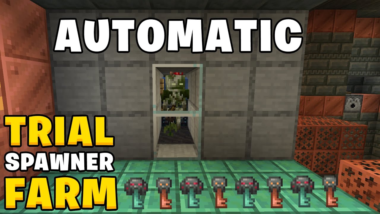 Trial spawner farm for Minecraft 1.21