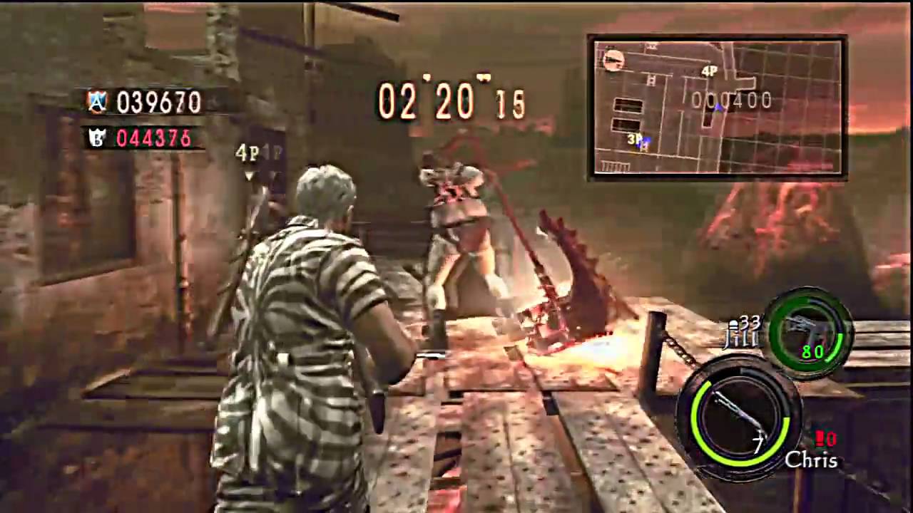 Resident Evil 5 HD Versus Team Survivors Prison Online With lumlee + GL Spammers