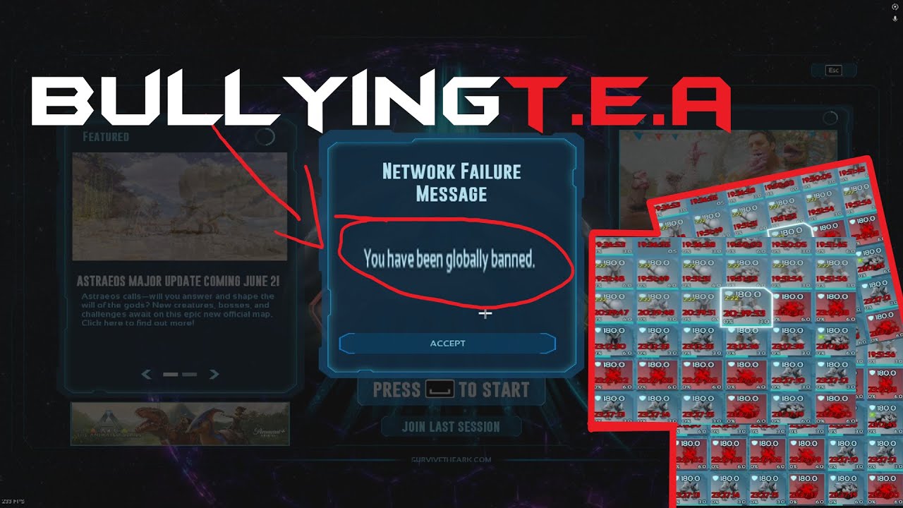 ARK OFFICIAL PVP - Bullying T.E.A until they ban me..