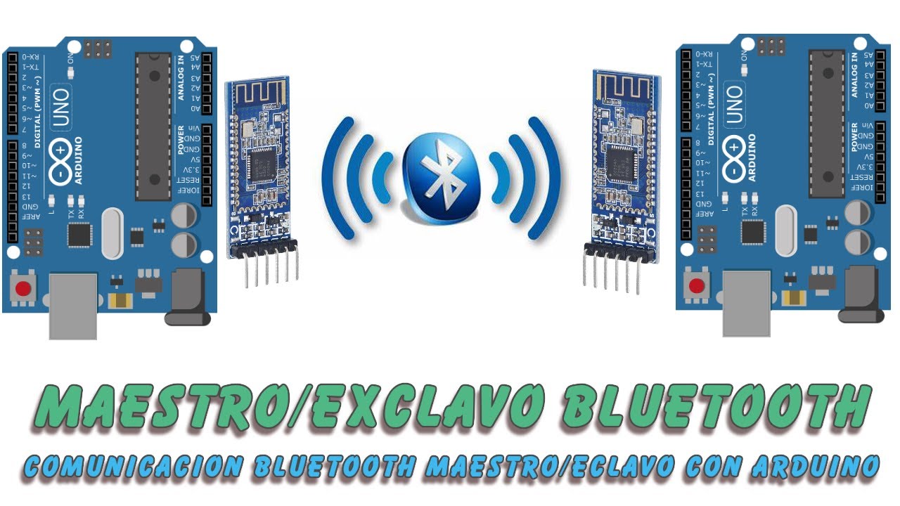 Comunicación Maestro/ esclavo con dos módulos bluetooth y arduino.
