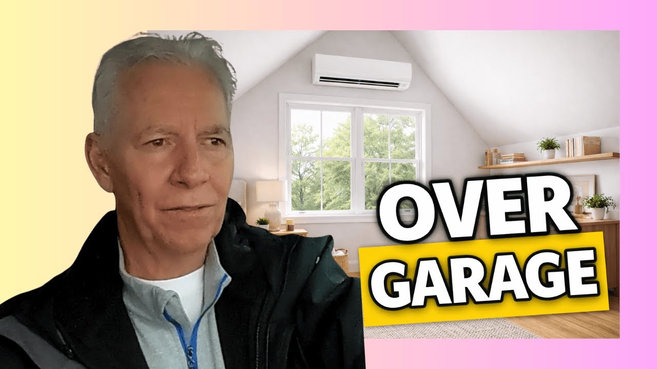 BEST Way to Heat and Cool a Room Over the Garage (OVER GARAGE)