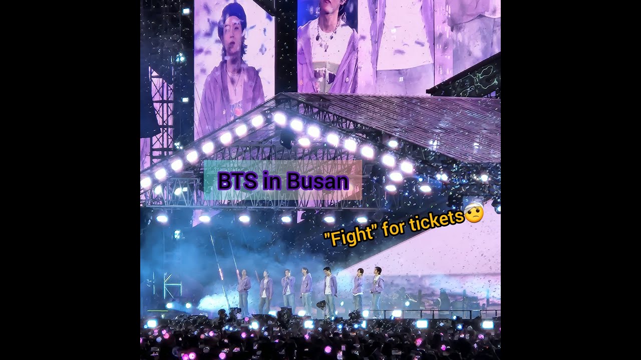 BTS in Busan/POLICE?/Купила билеты у мошенника и всё равно попала на концерт/TICKET on the LAST day?