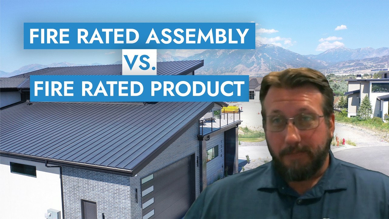 Fire Rated Roofing Assembly Vs. Fire Rated Roofing Product