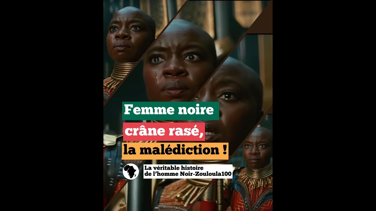 Femme noire crane rasé, la malediction