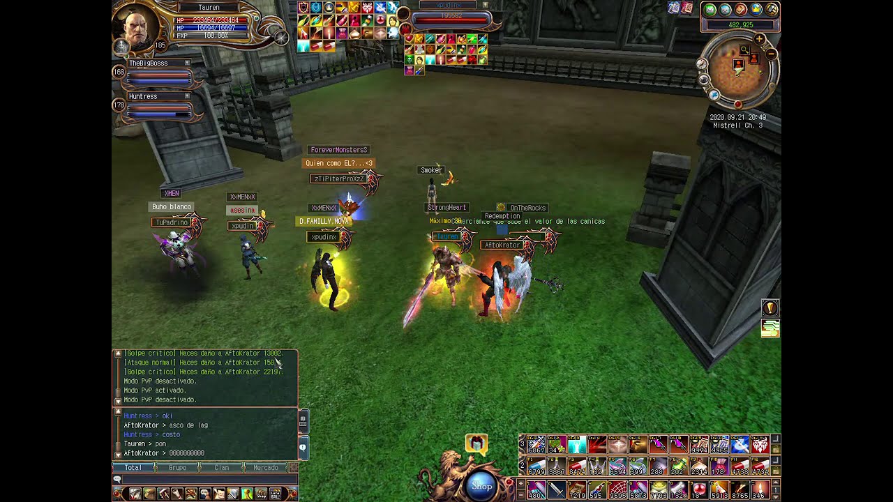 Titan vs Ns Last chaos Gamigo servidor Mistrell