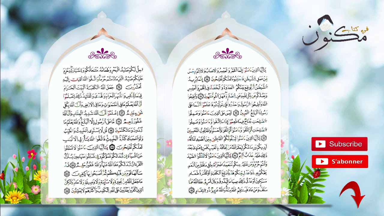 سورة المائدة حفظ بالتكرار بصوت الشيخ سعد الغامدي من الآية 94 إلى الآية 95