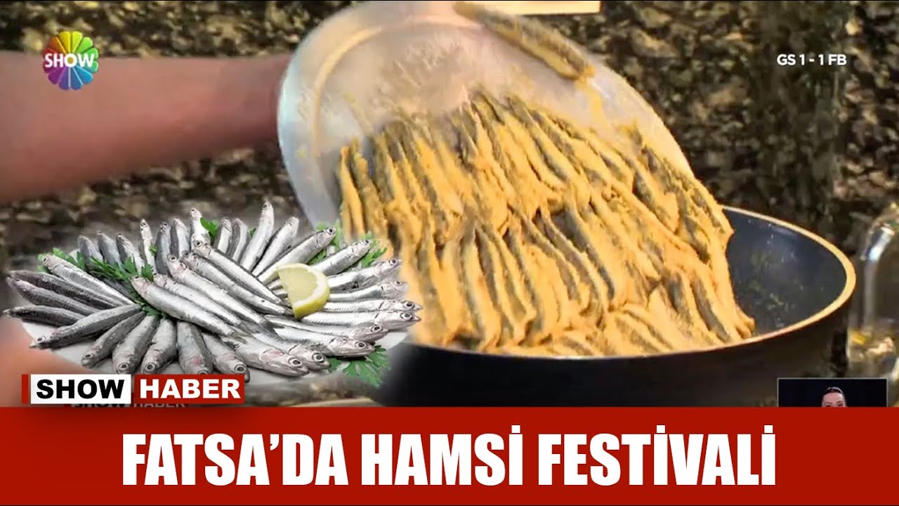 Fatsa'da hamsi festivali