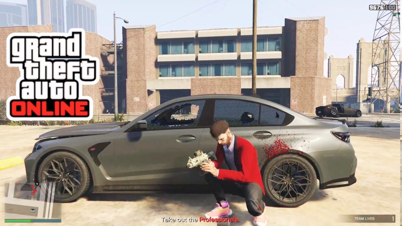 GTA 5 Online Rooftop Rumble: Eliminating FIB Agents & Professionals Mission #gameplay #gta #mod