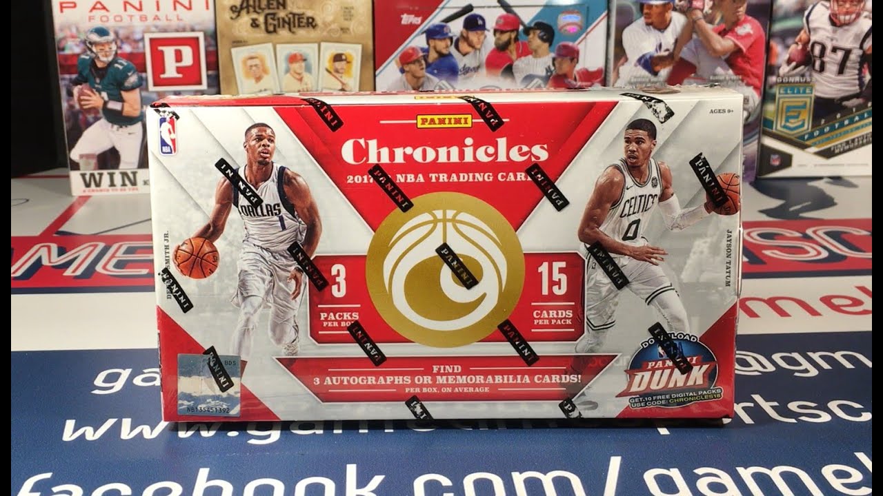 2017-18 Chronicles Basketball Hobby Box Break