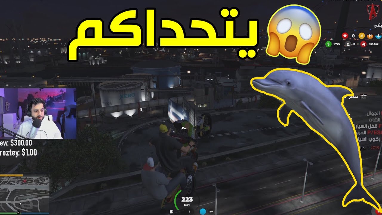 ياحقين السوني الدولفين يتحداكم ياساتر😱🔥قراند حياة الواقعيه