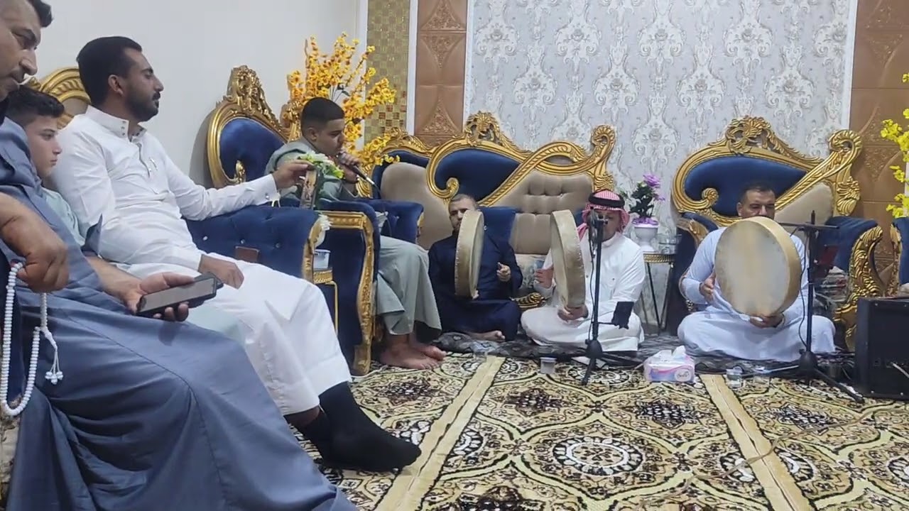 المداح علاء الفهداوي المداح رعد الفهداوي زهيري+قصيدة عن النبي+ مديح حربي في دار عبدالله الفهداوي2025
