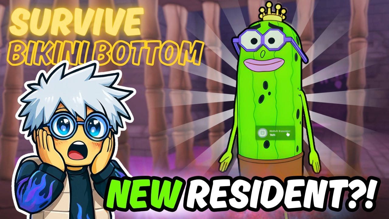 Ik Ontdek een GEHEIME 6e Resident in Jellyfish Fields! 😱 | Survive Bikini Bottom Roblox