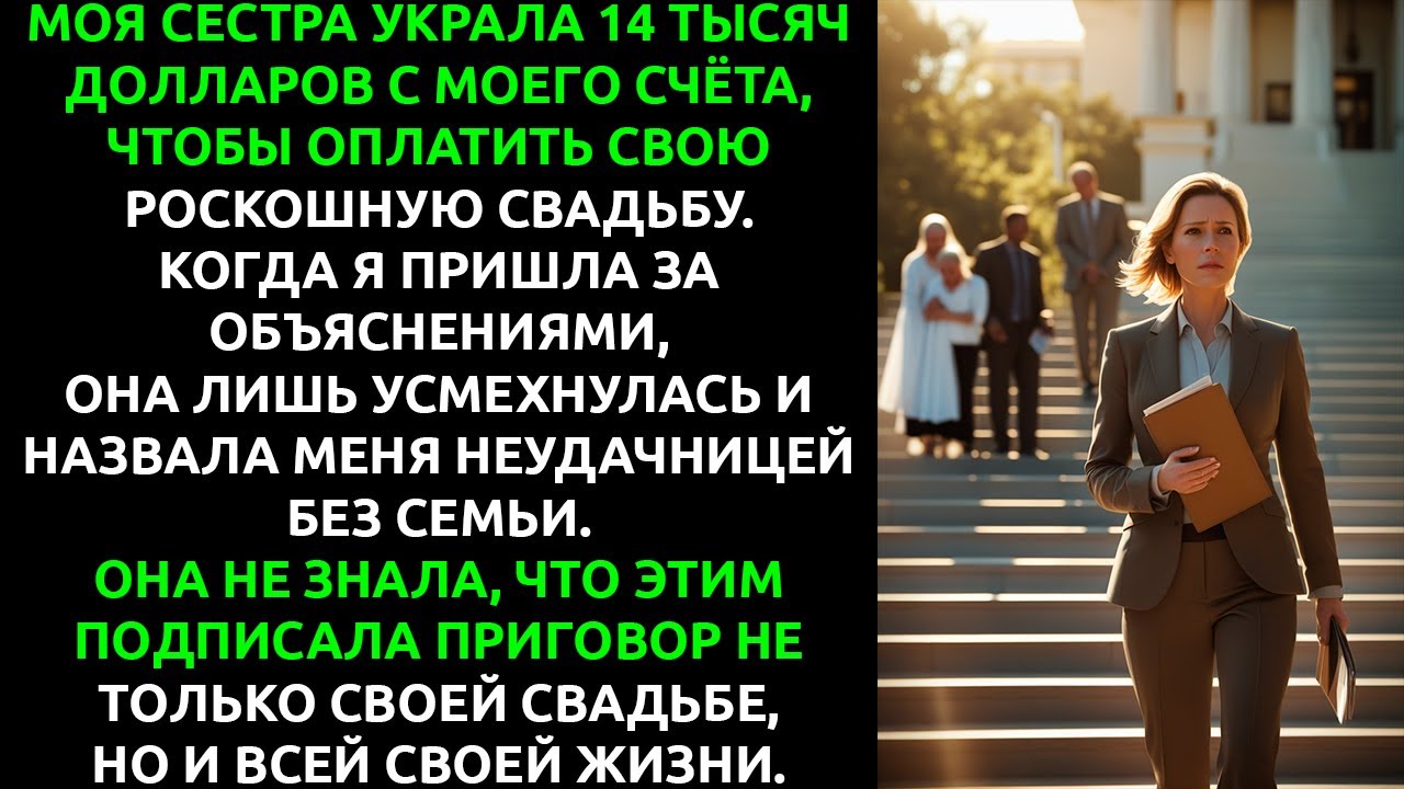 Моя мать помогла сестре УКРАСТЬ мои сбережения — они не знали, что я решу пойти до конца.
