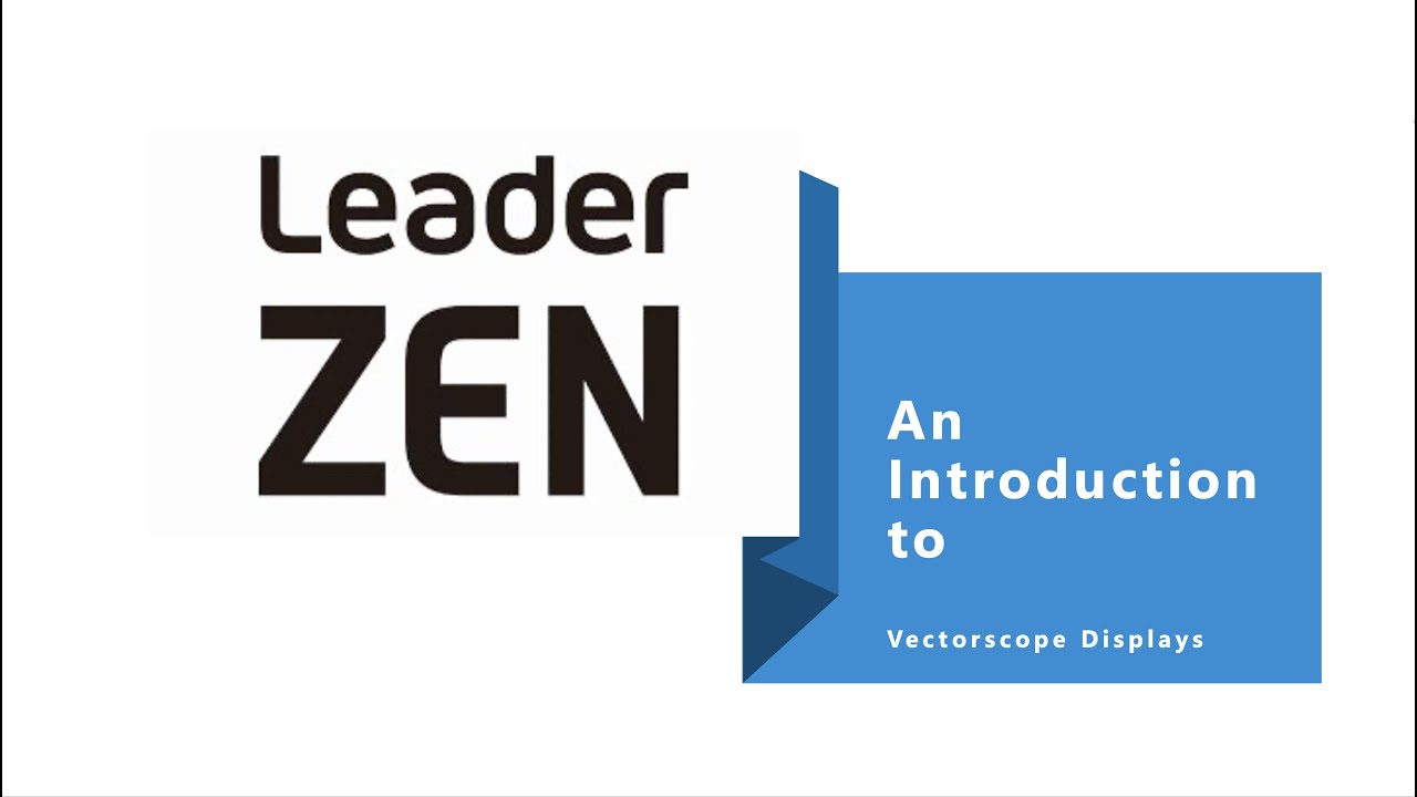 An Introduction to Vectorscope Display