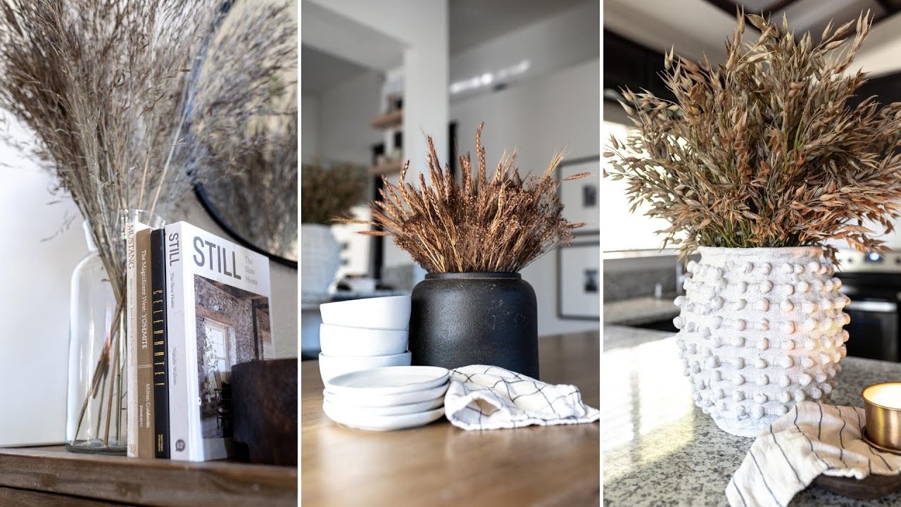 FALL FLORAL DIY // FALL DECOR IDEAS // DRIED FLORAL ARRANGEMENTS