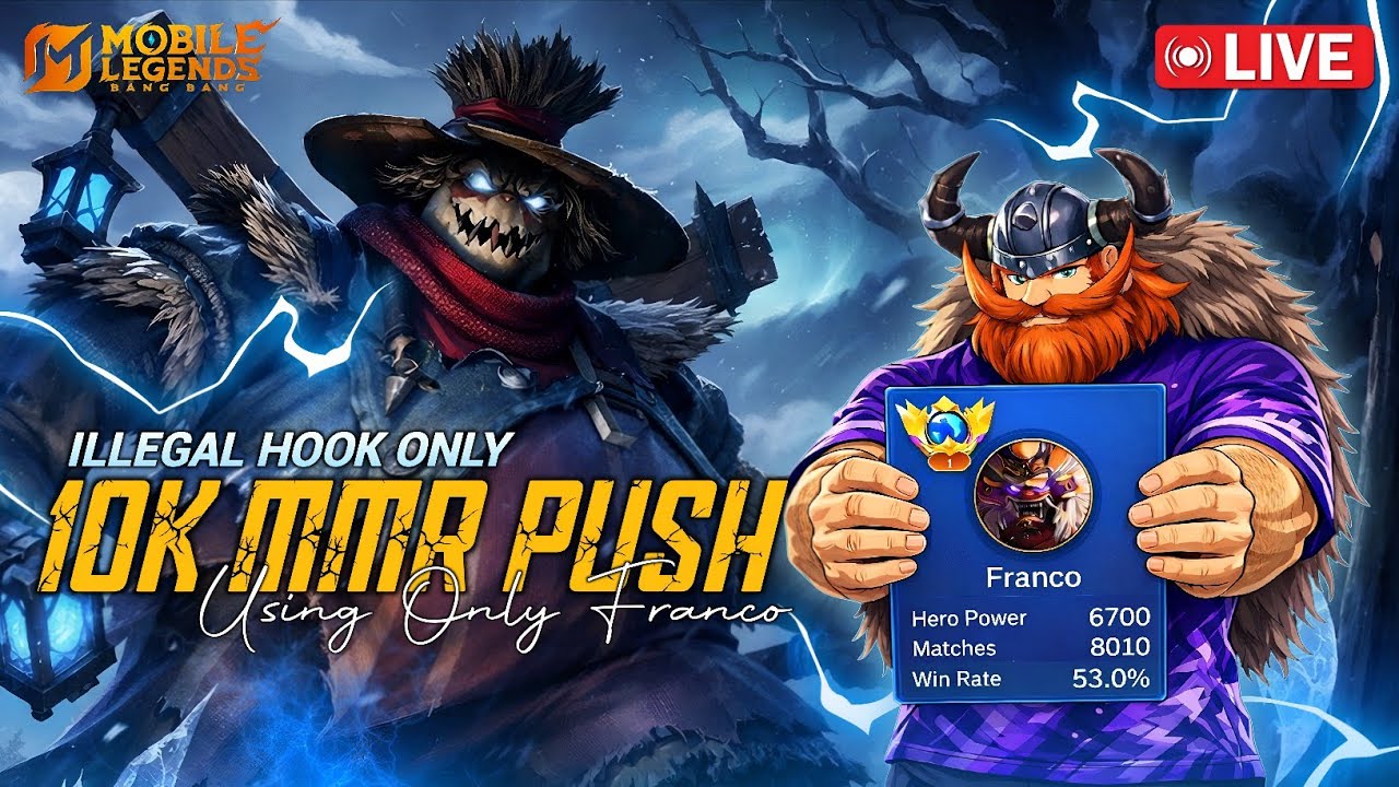🔴 LIVE | ROAD TO 10K MMR with ONLY FRANCO | GRINDING WATCH HOURS ⌛