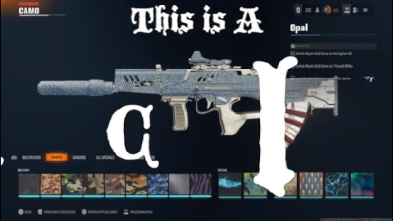 Getting diamond \ Opal on my Cypher 091 COD BO6 zombies