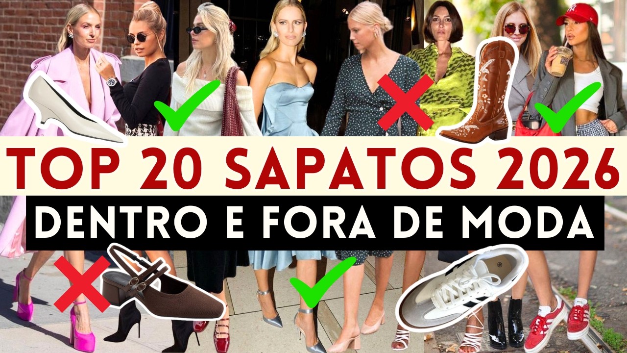 🔴SAPATOS  FORA DE MODA PARA O VERÃO 2026! TENDÊNCIAS 2026!| Maga Moda