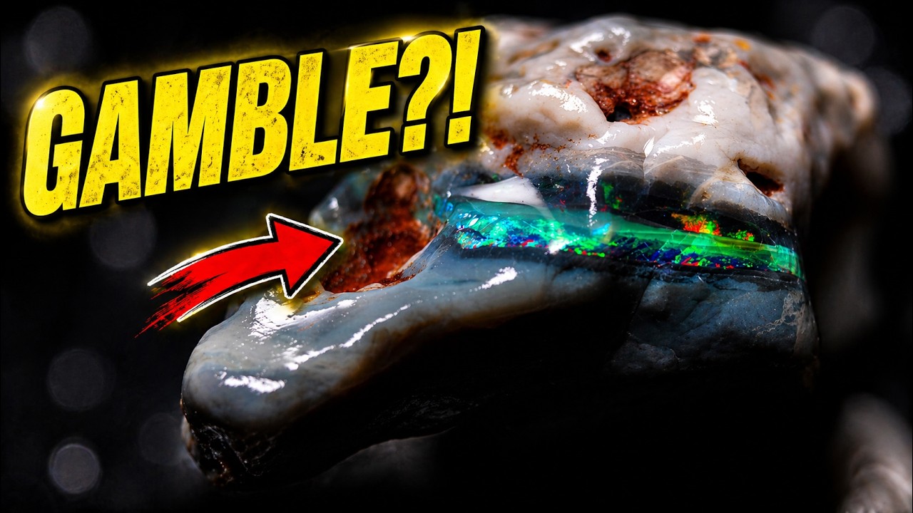 Intense! Gambling on This Black Opal!