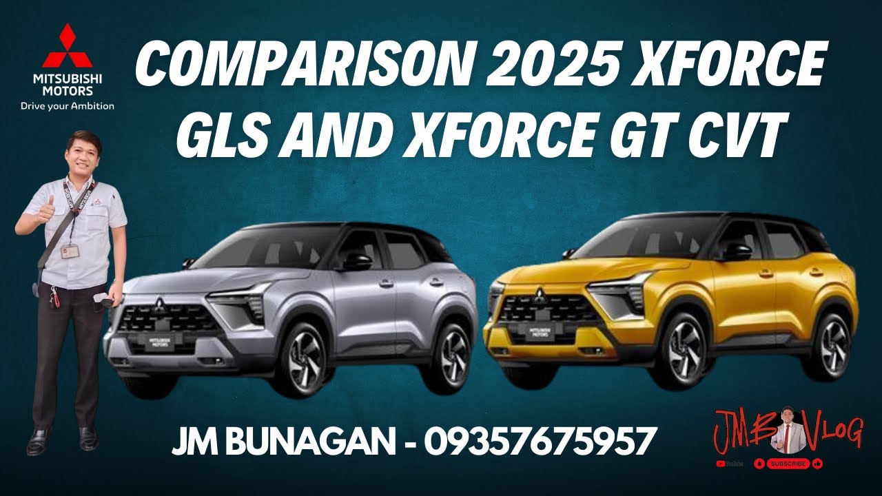 COMPARISON BETWEEN XFORCE GLS AND XFORCE GT CVT 2025! #xforce #jmbvlog #mitsubishicars