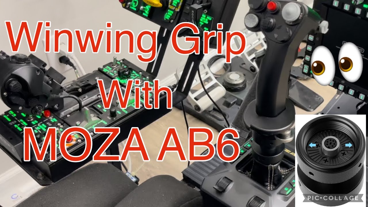 Рукоятка WinWing ViperAce Grip на MOZA AB6 или AB9 — подойдет ли она?