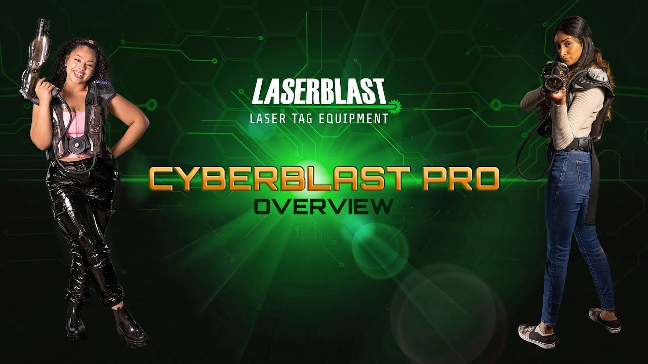 CyberBlast Pro | Futuristic, Durable Laser Tag Equipment for your Family Entertainment Center