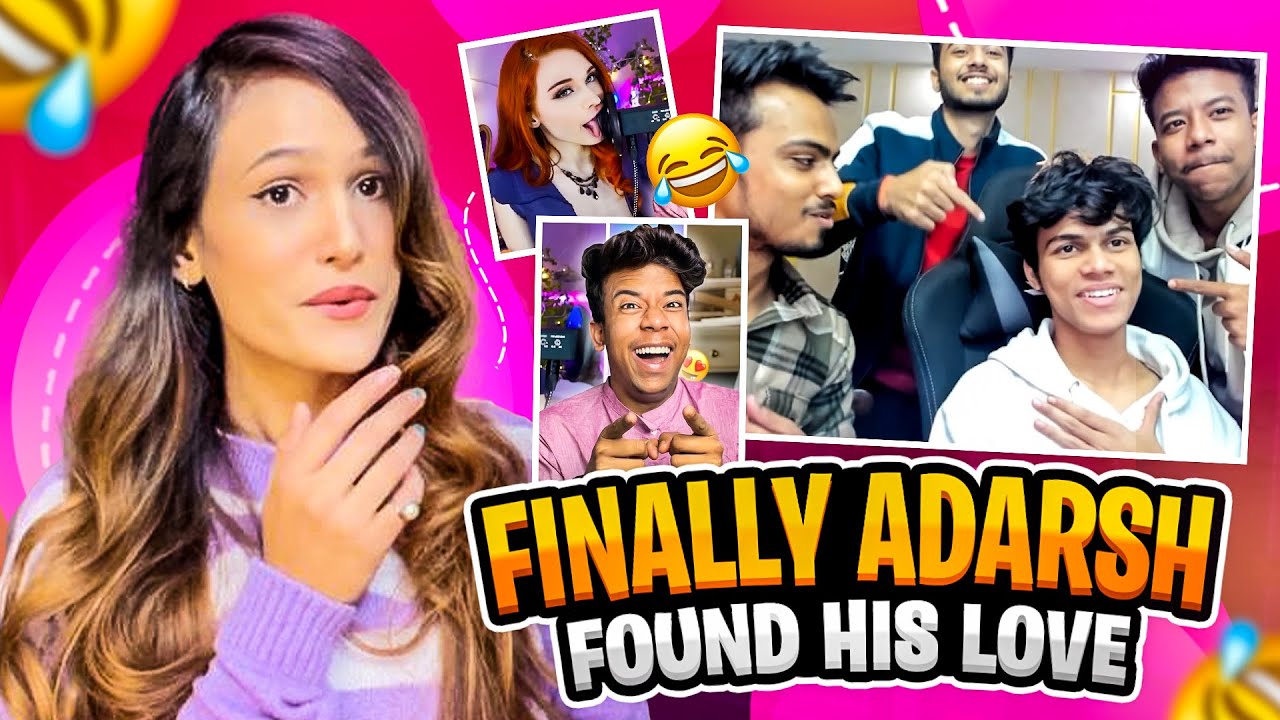 UFFF Inki Flirting ! 😱|| Funny Reaction On @adarshuc  Omegle Funny Video😻