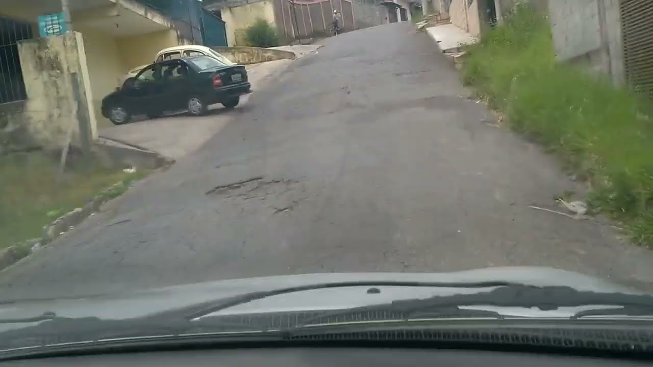 Dirigindo pelo bairro Bonsucesso em Caeté - MG