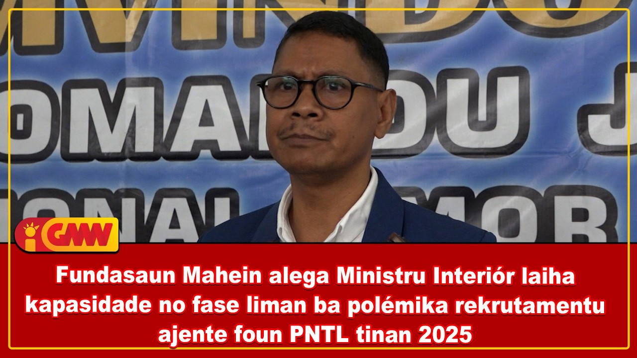 Fundasaun Mahein alega MI laiha kapasidade no fase liman ba polémika rekrutamentu ajente foun PNTL