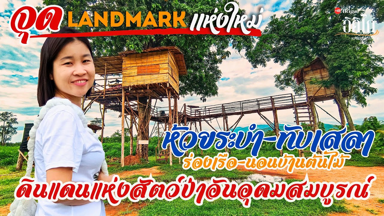 [อิคิไกVlog]Ep.31เที่ยวอุทัย|ล่องเรือส่องสัตว์ นอนบ้านต้นไม้ ห้วยทับเสลา-ห้วยระบำ