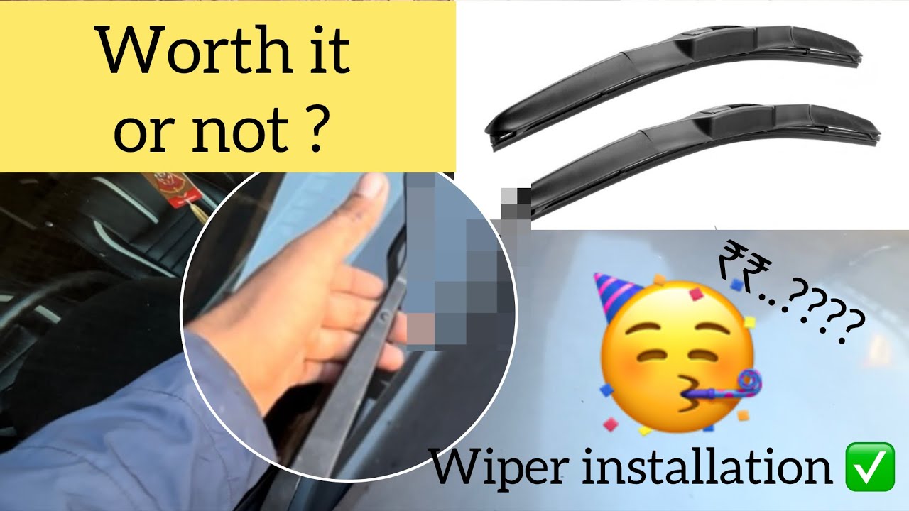 Frameless Wiper Blades Kaise Lagaye | Installation + Price | Car Upgrade 2026 | wiper blades for car