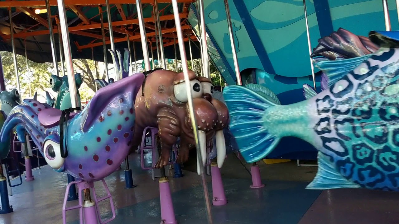 CiCis Riding the Carousel at Sea World