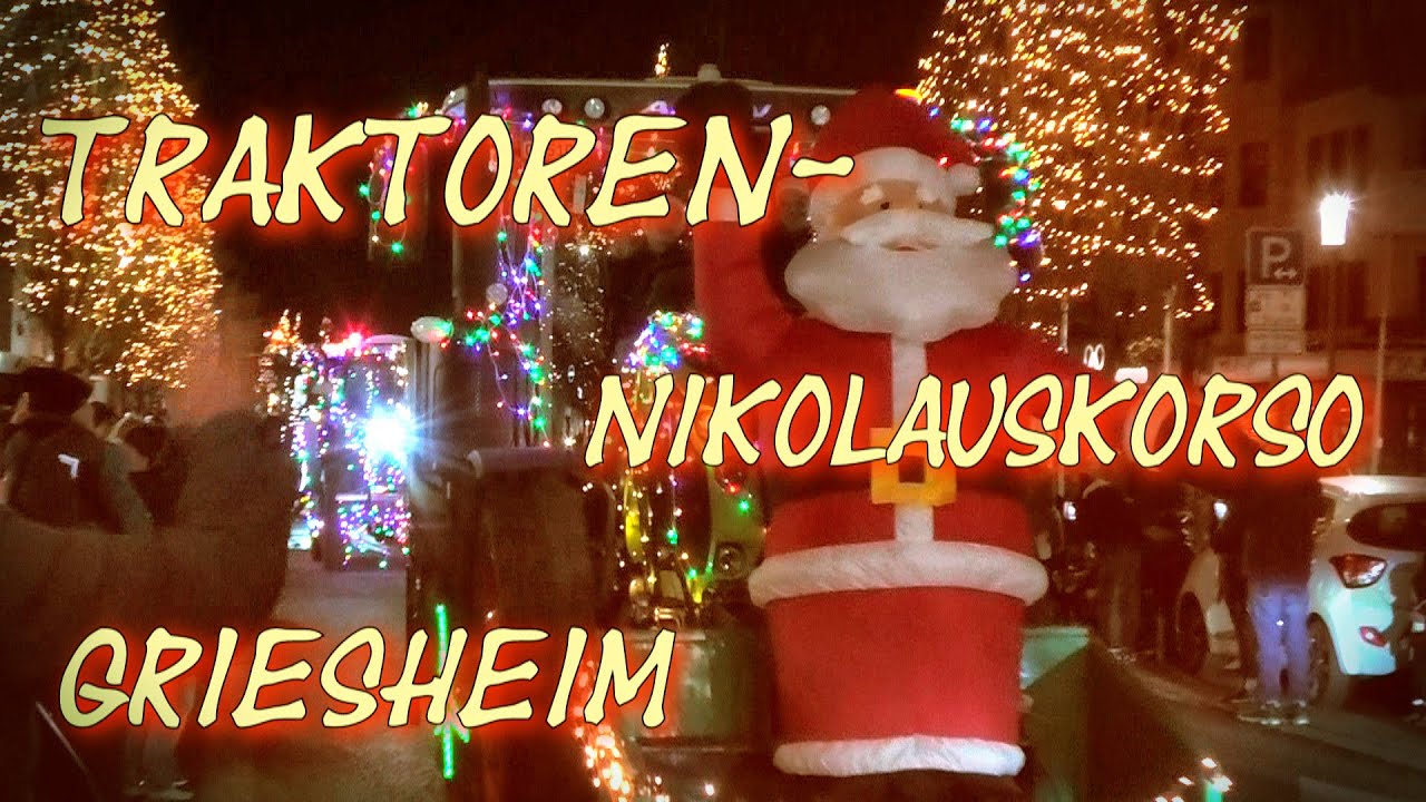 Traktoren Nikolauskorso in Griesheim