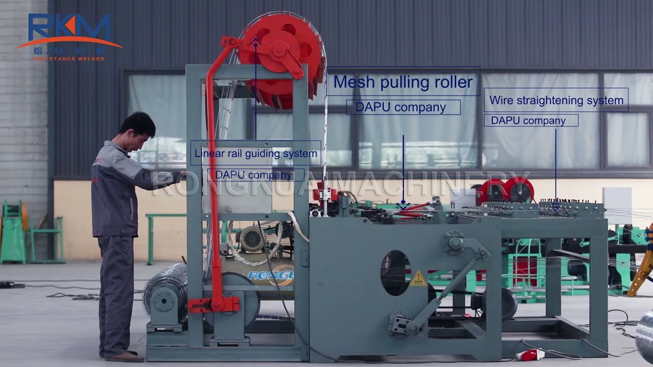 Hinge Joint Field Fence Making Machine--RKM Machinery
