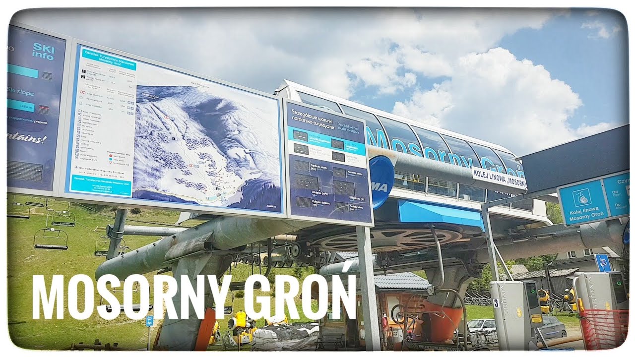 Kolej Linowa Mosorny Groń - cały wjazd do góry - PKL | ForumWiedzy