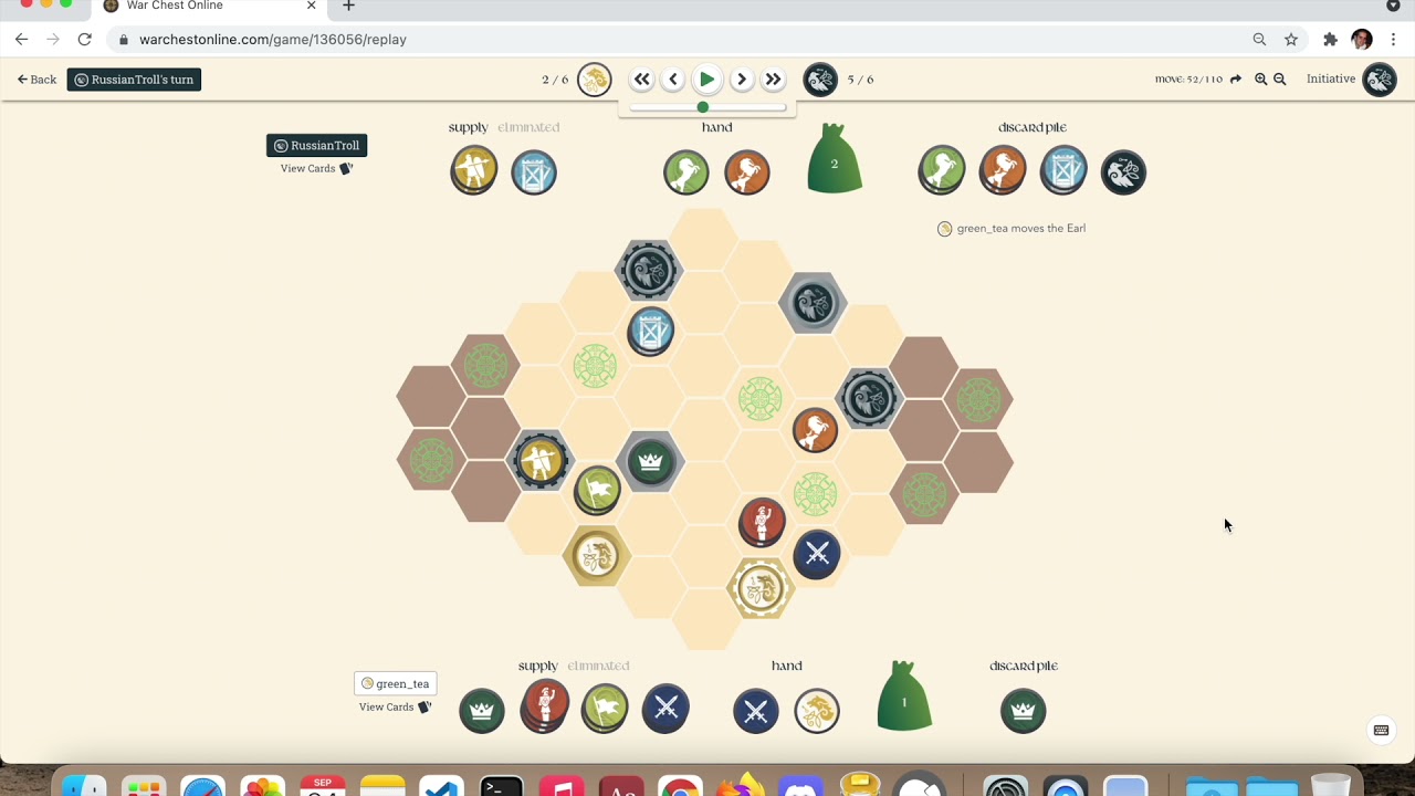 green_tea vs. RussianTroll - Replay analysis