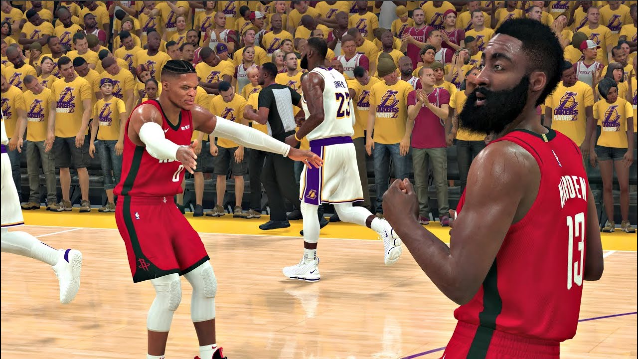 Геймплей NBA 2K20 — «Лос-Анджелес Лейкерс» против «Хьюстон Рокетс» (матч плей-офф) — NBA 2K20 PS4