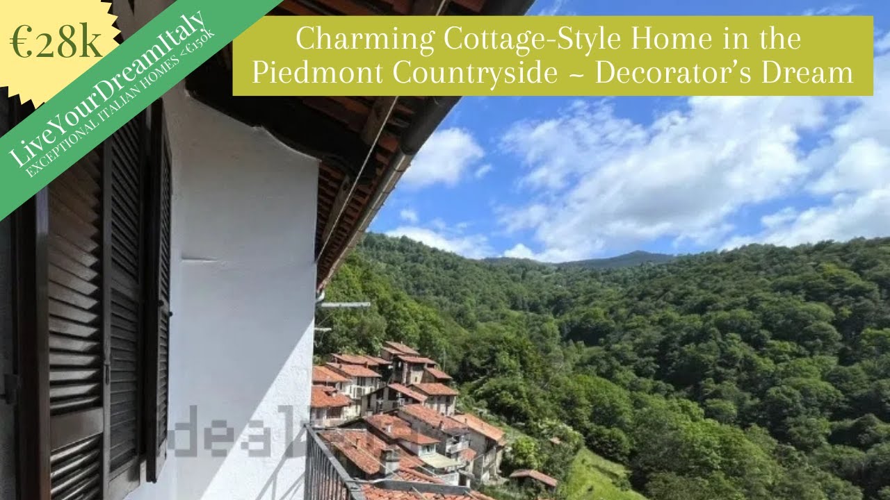 €28k ~ BIELLA PIEDMONT ITALY Character Cottage Home for Sale Cheap Italian Homes Property (SOLD)