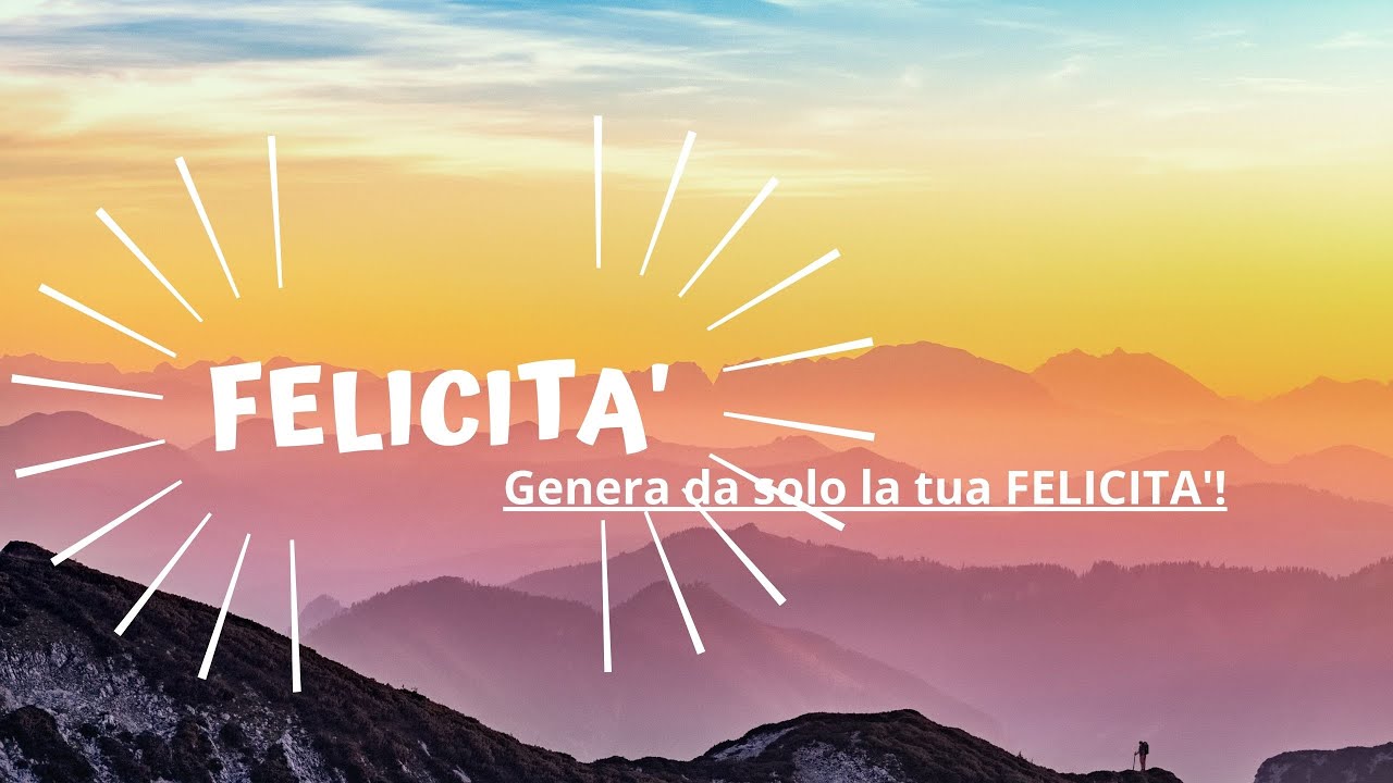IL DENARO NON DA LA FELICITA' #ILVIAGGIODIMONTAGNA E #FELICITA'