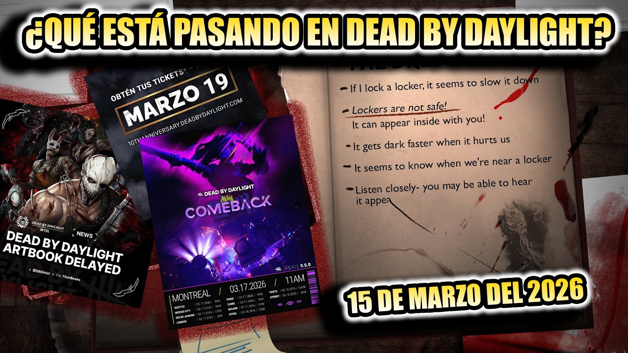 Dead by Daylight: &iexcl;Noticias Impactantes! | 15 de Marzo 2026 (Resumen en Minutos)