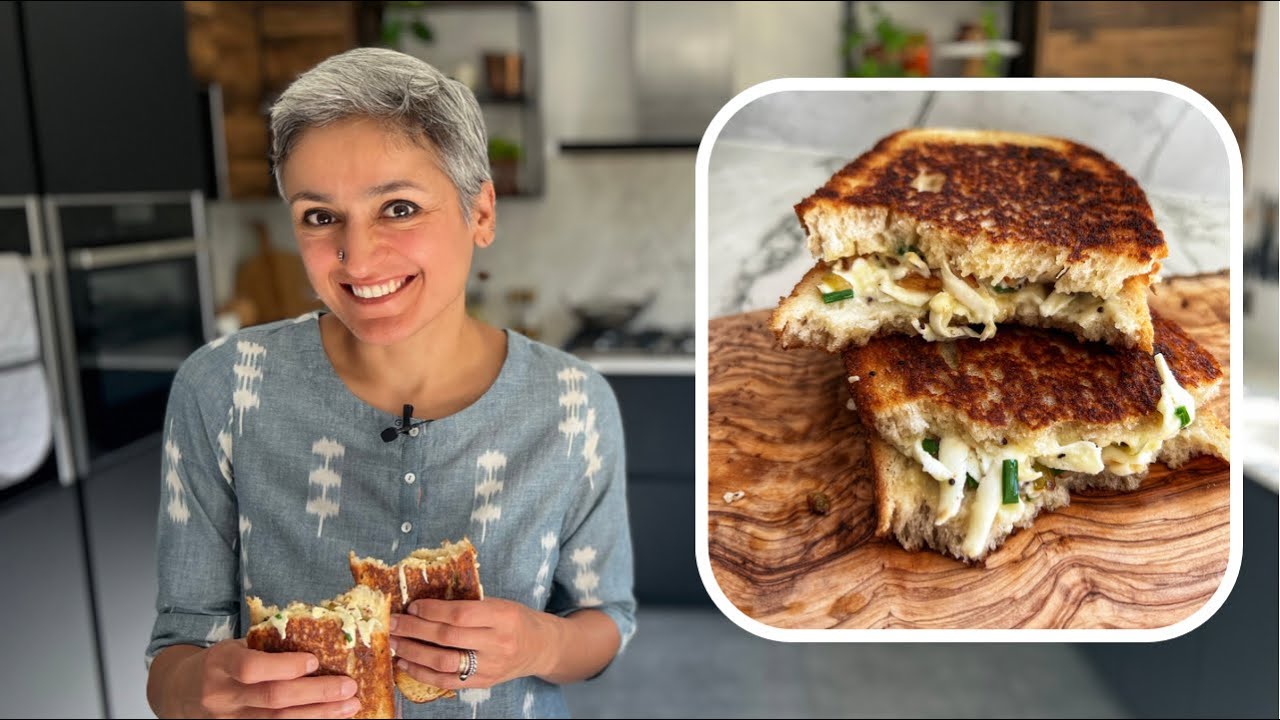 Lunch in 10 minutes | DELICIOUS PANEER CHEDDAR SANDWICH | Quick and easy | Food with Chetna