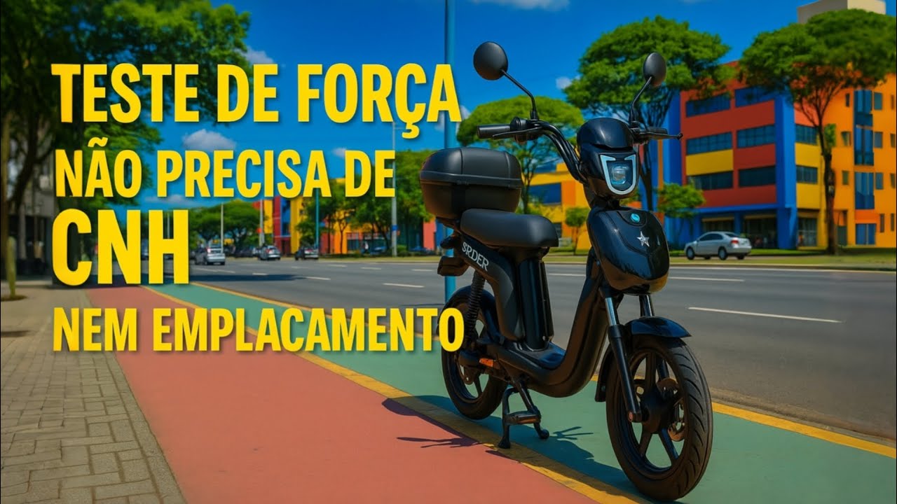 Nova Spider 800w Não precisa de CNH Nem Emplacamento !